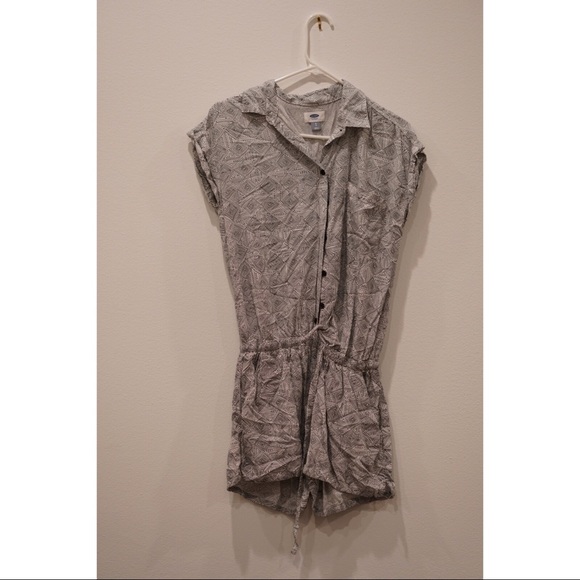 Old Navy Romper Black And White S - Picture 1 of 2